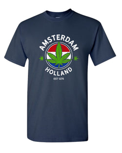 Amsterdam holland marij***a t-shirt - Fivestartees