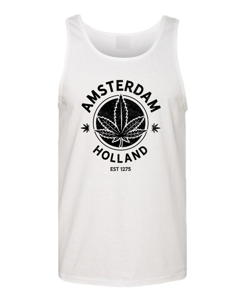 Amsterdam holland marij***a tank top - Fivestartees