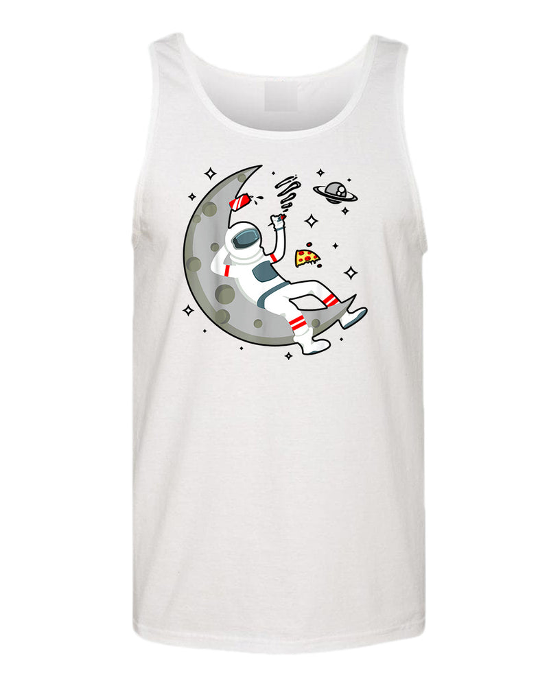 Astronaut chilling 420 tank top - Fivestartees