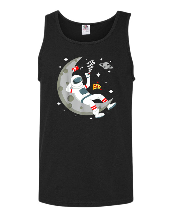 Astronaut chilling 420 tank top - Fivestartees