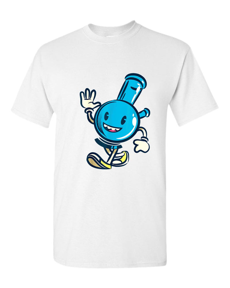 Happy cartoon smoke pipe t-shirt - Fivestartees