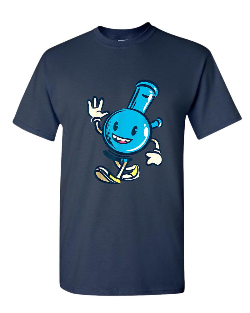 Happy cartoon smoke pipe t-shirt - Fivestartees