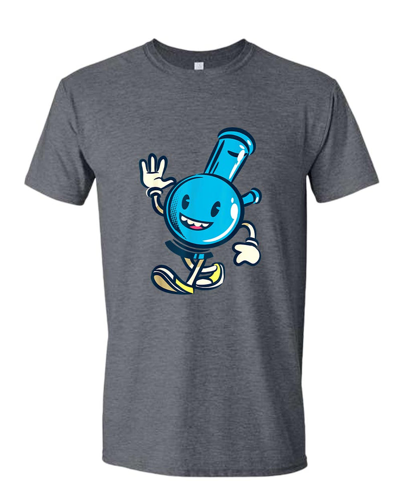 Happy cartoon smoke pipe t-shirt - Fivestartees