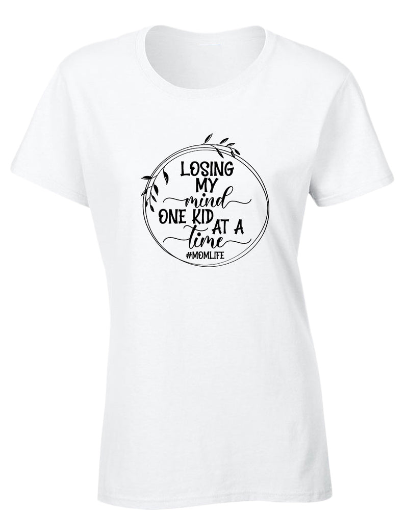 Losing my mind, one kid at a time t-shirt, mom life tees - Fivestartees
