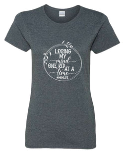 Losing my mind, one kid at a time t-shirt, mom life tees - Fivestartees