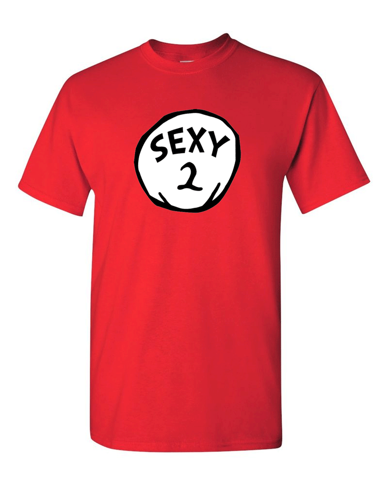 Sexy 1 Sexy 2 T-shirt Couple T-shirt, Valentine t-shirt husband wife t-shirt. - Fivestartees
