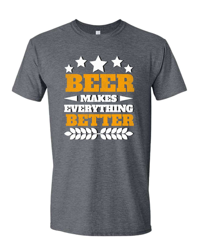 Beer makes everything better t-shirt, funny beer t-shirt - Fivestartees