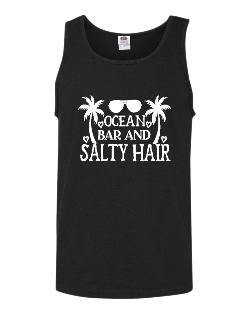 Ocean, bar and salty hair tank top, summer tank top, beach party tank top - Fivestartees