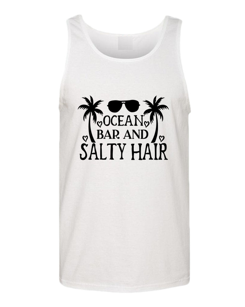 Ocean, bar and salty hair tank top, summer tank top, beach party tank top - Fivestartees