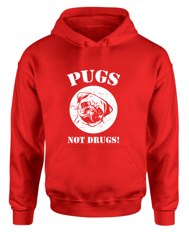 Pugs not drugs hoodie, pug lover hoodies - Fivestartees