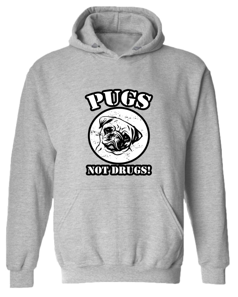 Pugs not drugs hoodie, pug lover hoodies - Fivestartees