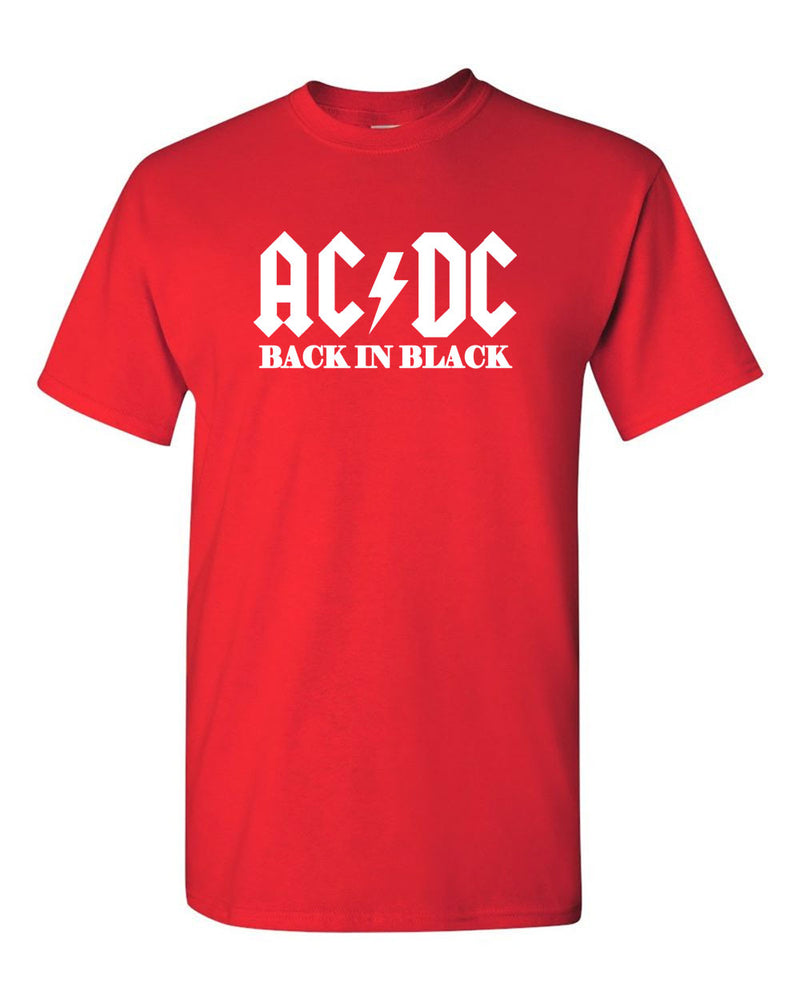 ACDC T-shirt Back in Black T-shirt Classic Rock T-shirt - Fivestartees