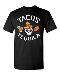 Tacos tequila t-shirt, drinking tees - Fivestartees