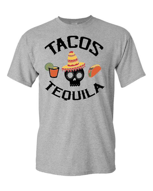 Tacos tequila t-shirt, drinking tees - Fivestartees