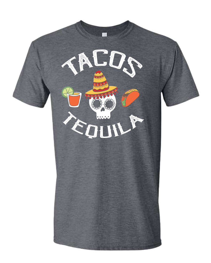 Tacos tequila t-shirt, drinking tees - Fivestartees