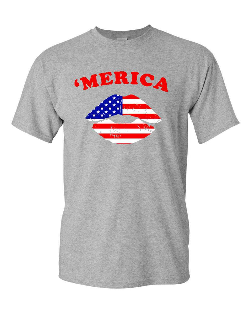 America Flag Kiss T-shirt - Patriotism T-shirt - Fivestartees