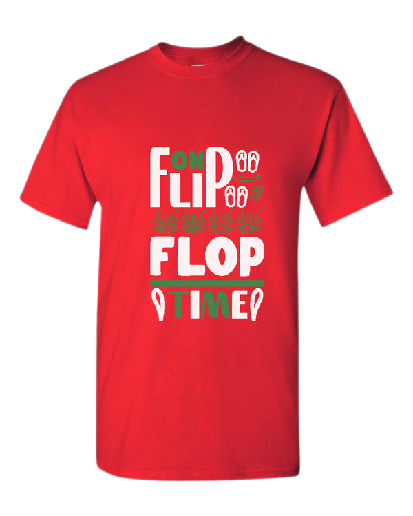 On flip flop time t-shirt, summer t-shirt, beach party t-shirt - Fivestartees