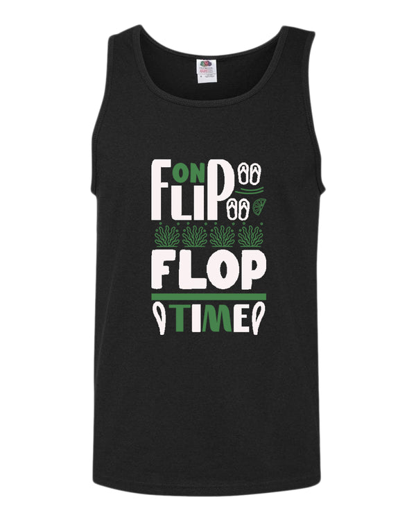 On flip flop time tank top, summer tank top, beach party tank top - Fivestartees