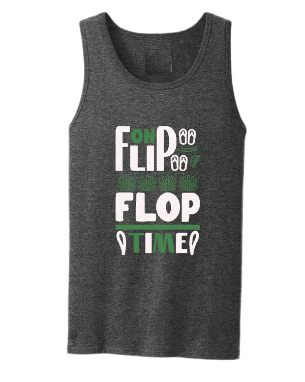 On flip flop time tank top, summer tank top, beach party tank top - Fivestartees