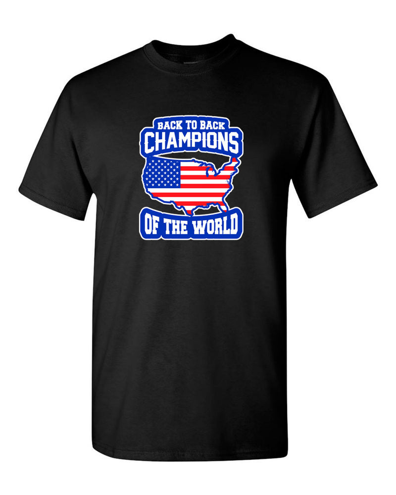 Back to Back Champions of the World - America T-shirt - Fivestartees