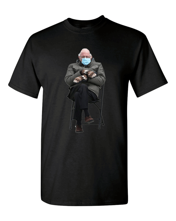 Funny Bernie Mood T-shirt Meme Inauguration Grumpy Sanders Mittens Unisex Tee T-Shirt - Fivestartees