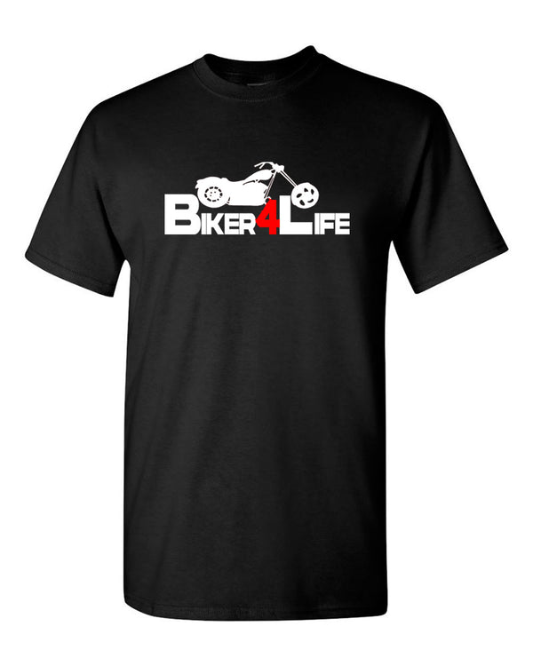 Biker for Life T-Shirt Race Ride T-shirt Bike Motorcycle Shirt - Fivestartees