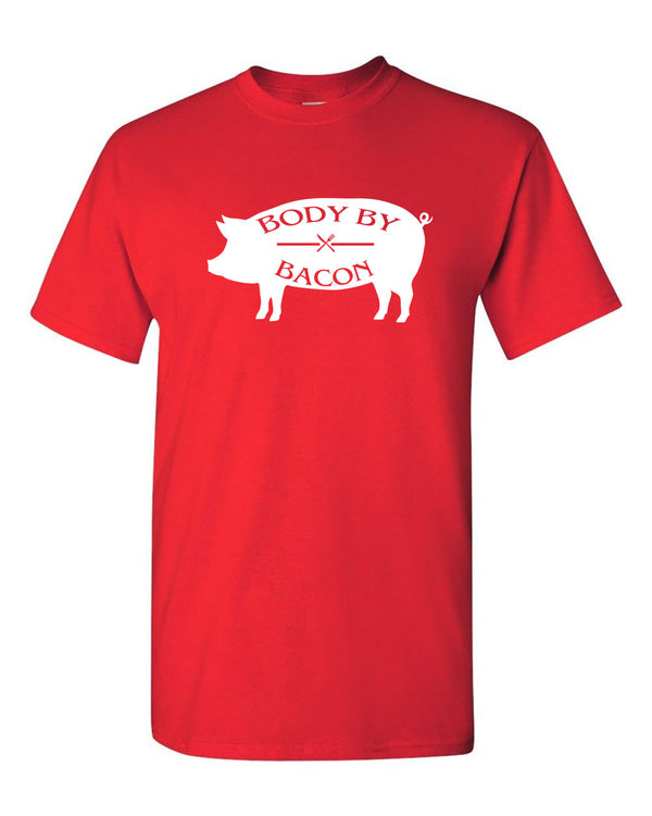 Body By Bacon T-shirt gym t-shirt - Fivestartees