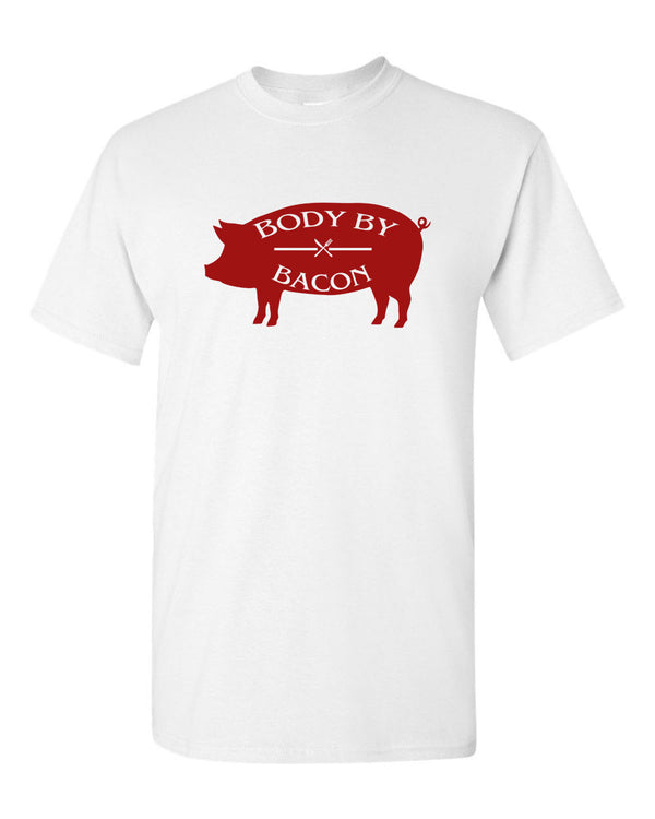 Body By Bacon T-shirt gym t-shirt - Fivestartees