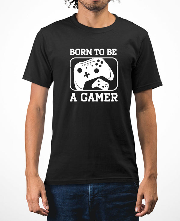 Born to be a gamer t-shirt funny gaming t-shirt - Fivestartees