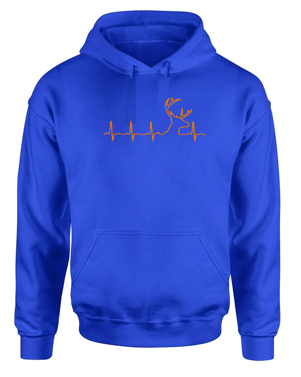 Buck Pulse Hoodie, Stag Hoodie hunting deer Hoodie - Fivestartees