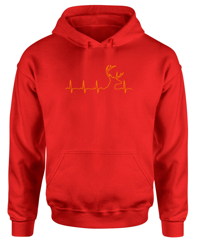 Buck Pulse Hoodie, Stag Hoodie hunting deer Hoodie - Fivestartees