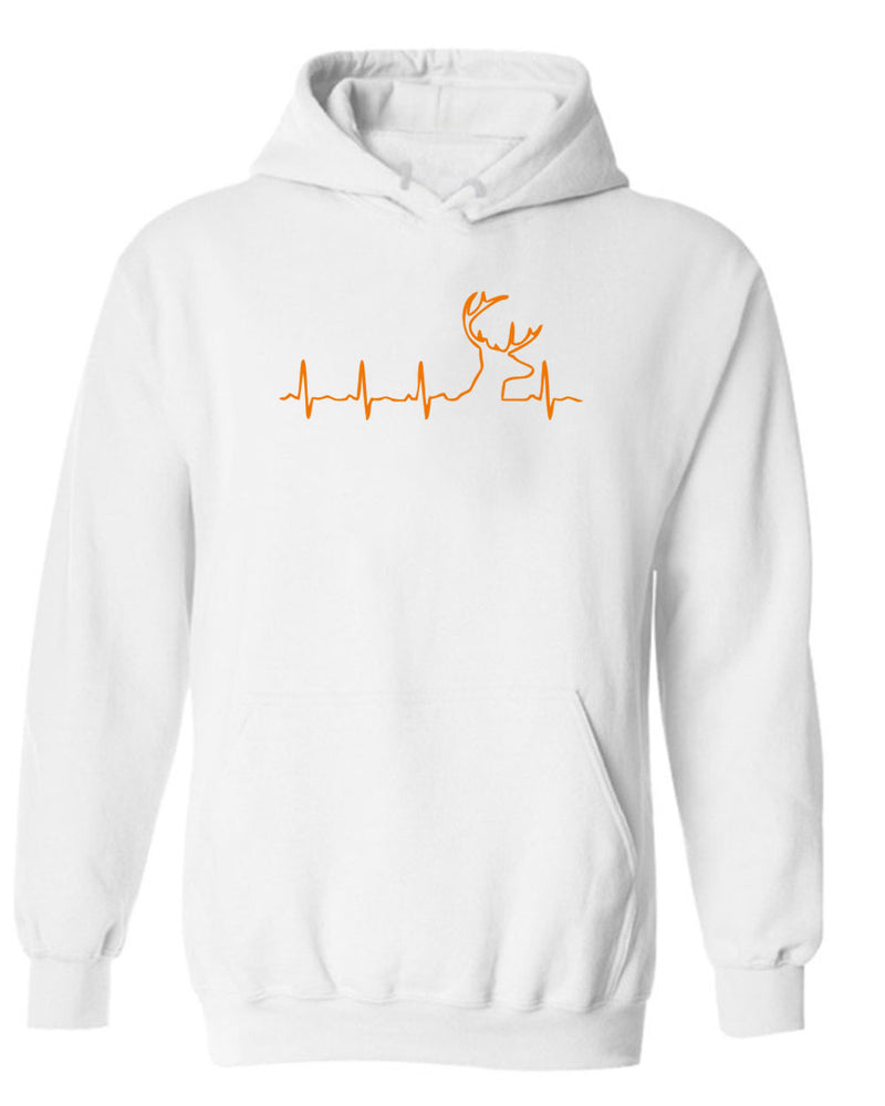 Buck Pulse Hoodie, Stag Hoodie hunting deer Hoodie - Fivestartees