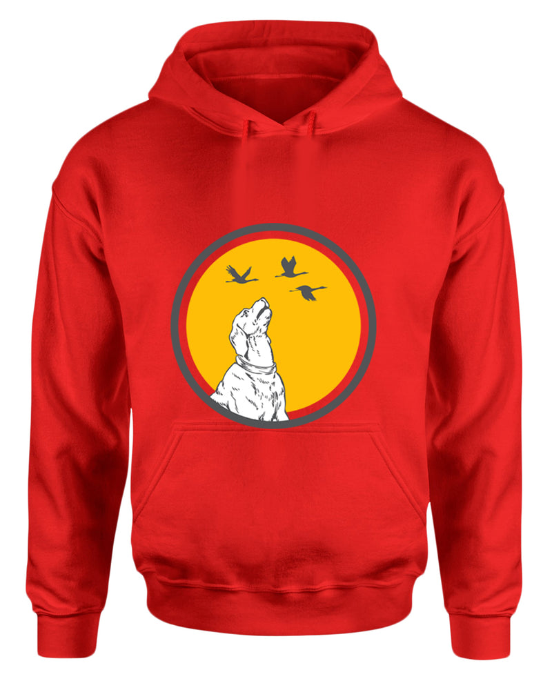 Playful Dog hoodie, dog and flies hoodie - Fivestartees