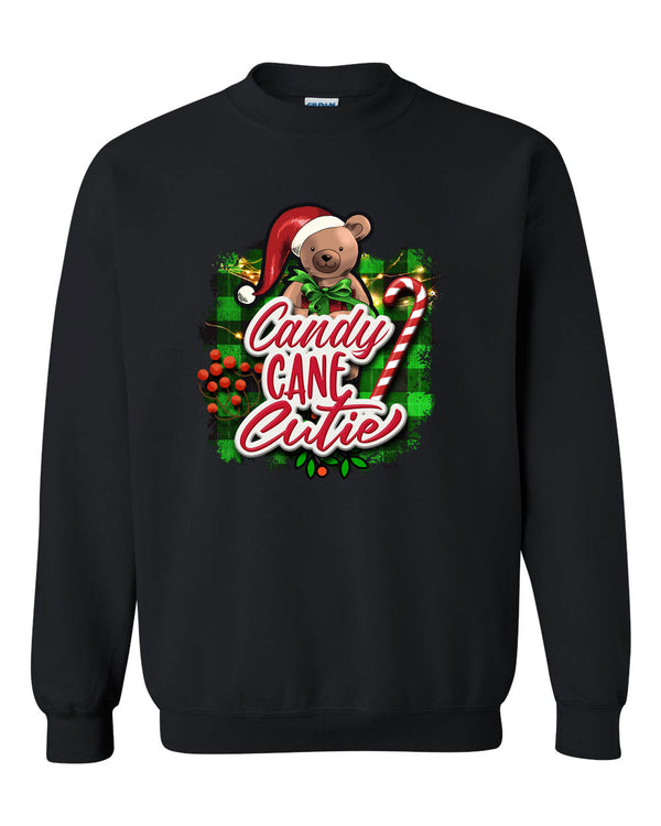 Candy cane Cutie Christmas Sweatshirt, Holiday Sweatshirt - Fivestartees