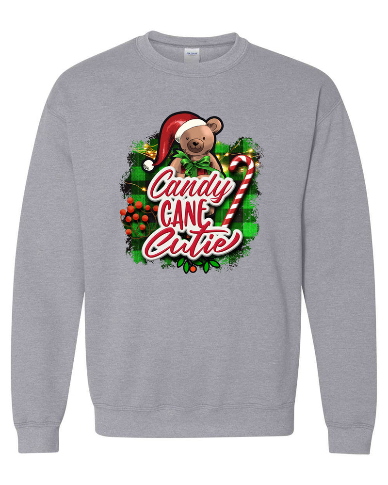 Candy cane Cutie Christmas Sweatshirt, Holiday Sweatshirt - Fivestartees