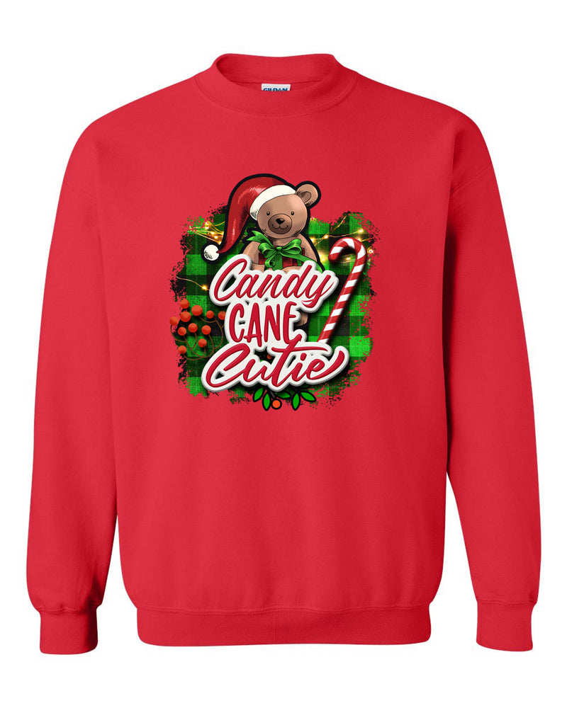 Candy cane Cutie Christmas Sweatshirt, Holiday Sweatshirt - Fivestartees