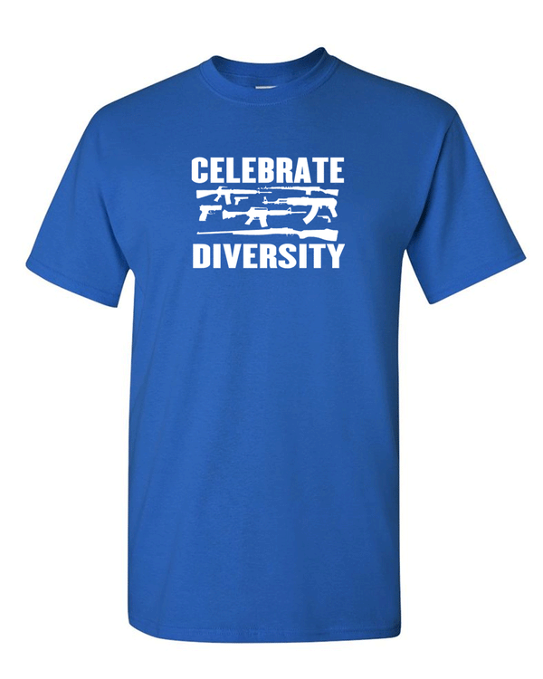 Celebrate Diversity Funny Gun Rights T Shirt 2nd Amendment Hunting Tee - Fivestartees