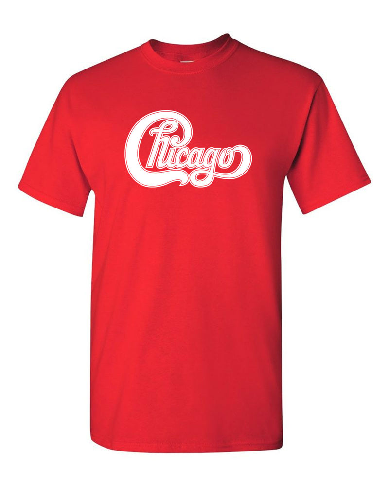Newlooktees Chicago Rock Band Legend Logo Men T-Shirt L / Red