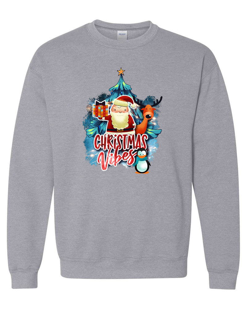Christmas vibes Sweatshirt, Holiday Sweatshirt - Fivestartees