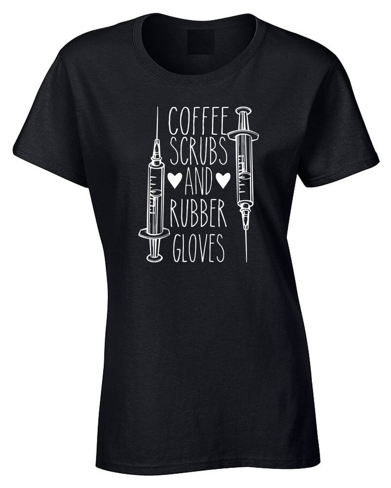 Coffee Scrubs and Rubber Gloves T-shirt Nurse T-shirt - Fivestartees