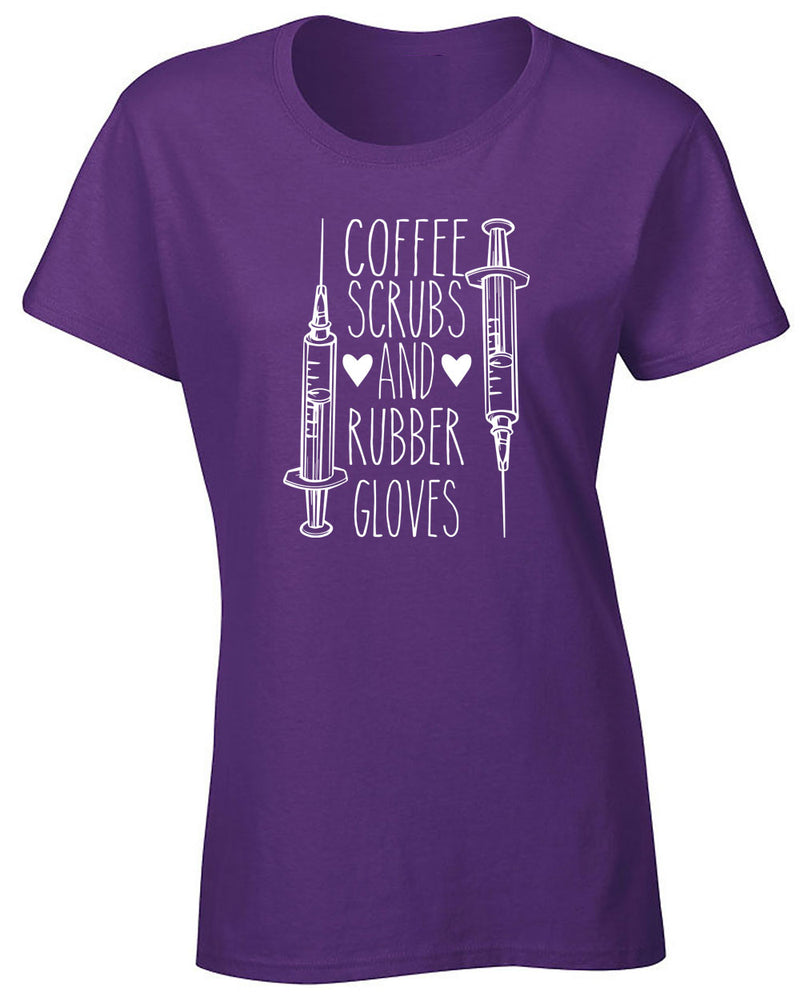 Coffee Scrubs and Rubber Gloves T-shirt Nurse T-shirt - Fivestartees