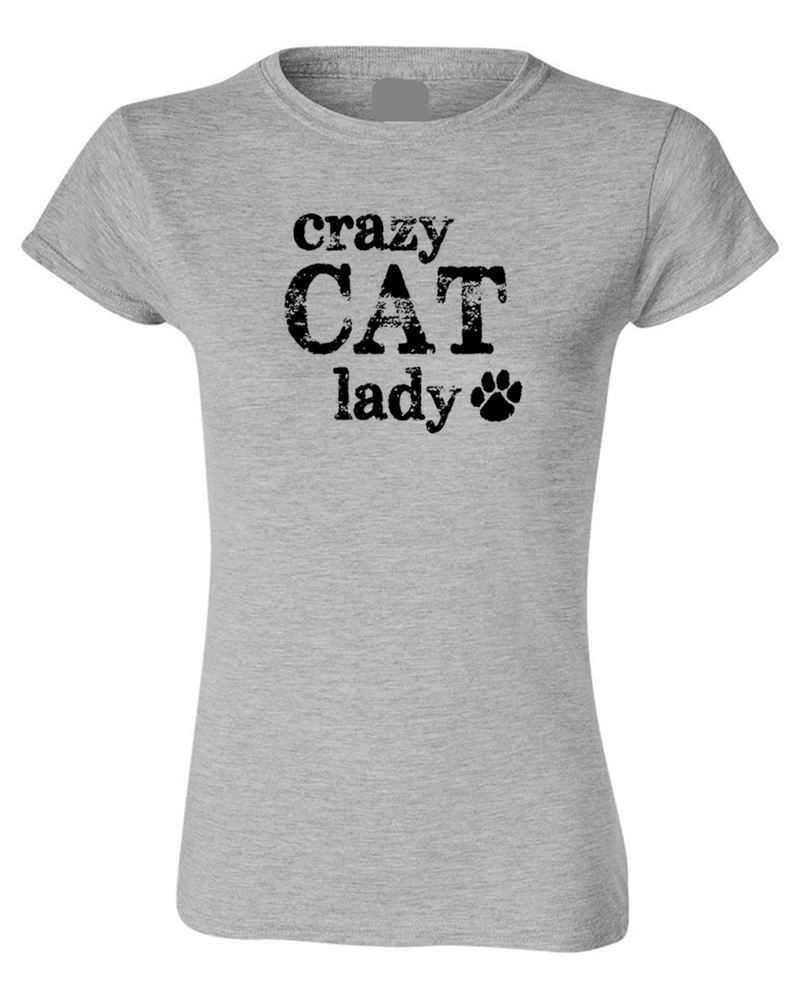 Crazy Cat Lady T-shirt Cat Lover T-shirt - Fivestartees