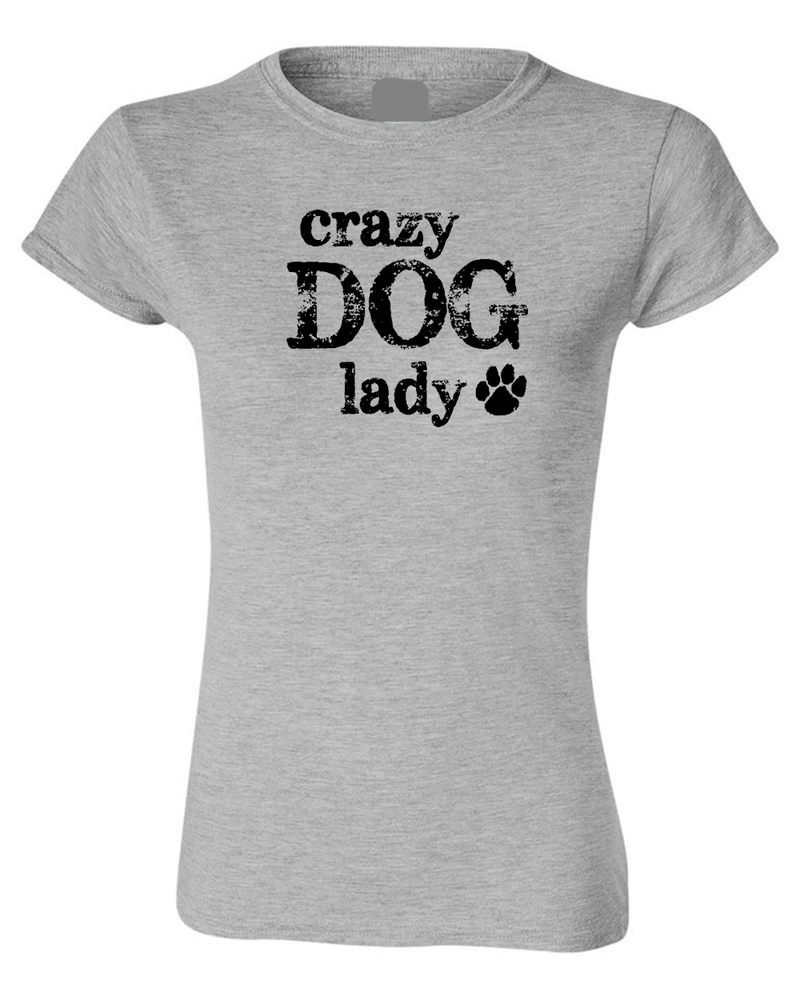 Crazy Dog Lady T-shirt Dog Lover T-shirt - Fivestartees