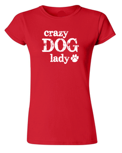 Crazy Dog Lady T-shirt Dog Lover T-shirt - Fivestartees