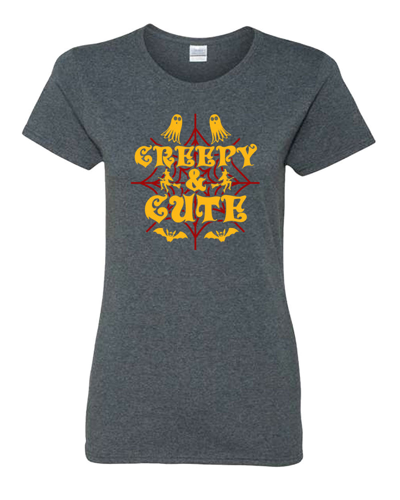 Creepy and cutie Halloween t-shirt women tees - Fivestartees