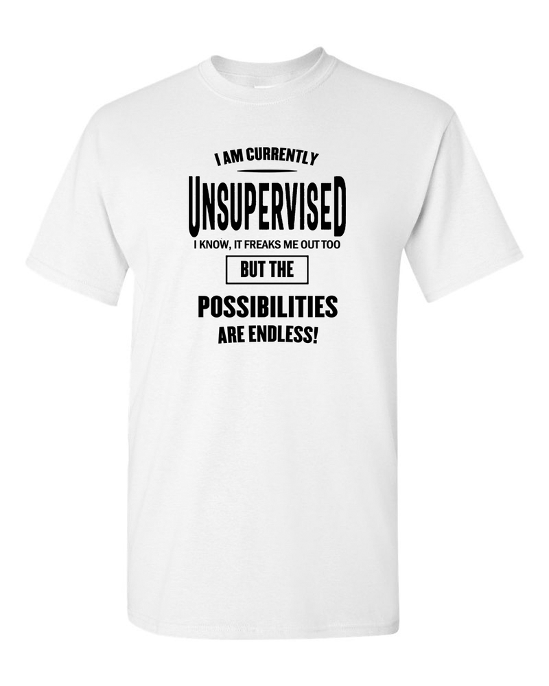 I Am Currently Unsupervised Adult Humor T-shirt Funny T Shirt - Fivestartees