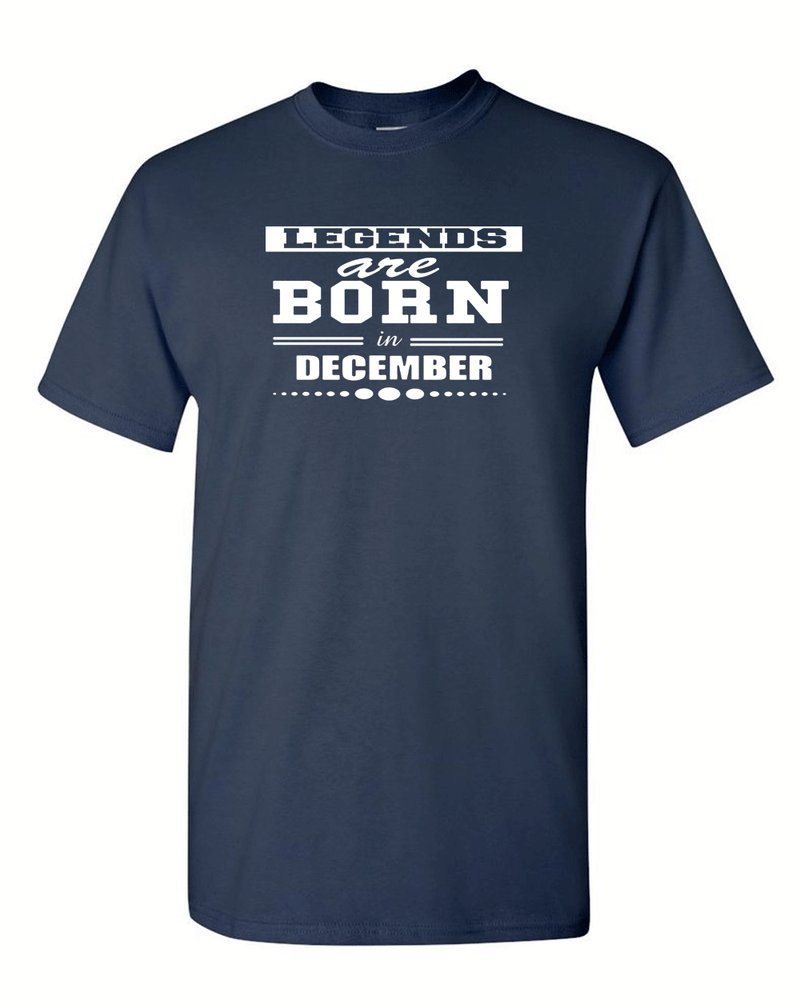 Legends are Born In December T-shirt - Fivestartees