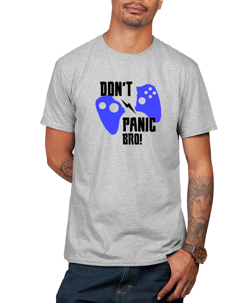 Don't panic bro geek t-shirt funny gaming t-shirt - Fivestartees