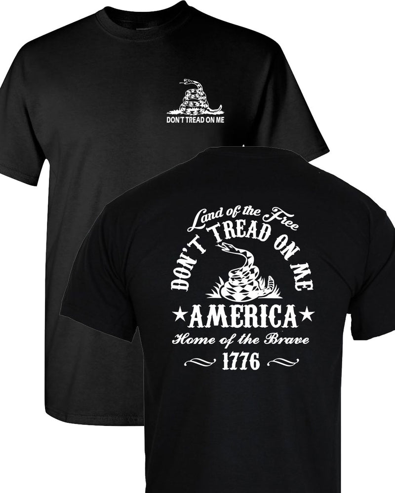 Don't tread on me t-shirt 2nd amendment tees - Fivestartees