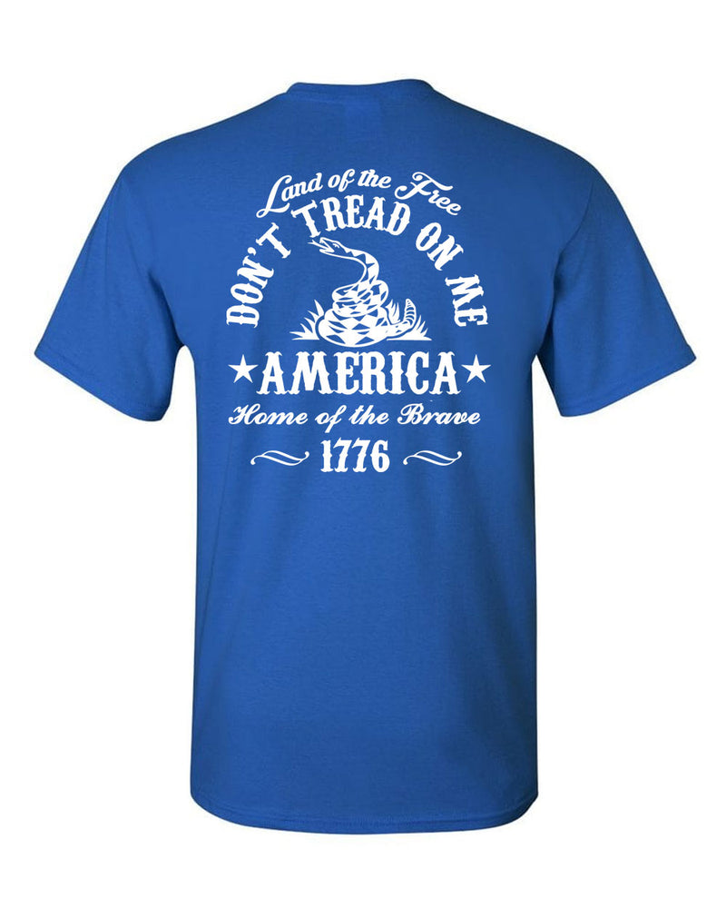 Don't tread on me t-shirt 2nd amendment tees - Fivestartees